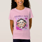 Bunny Squarely Schattige T-shirt (Voorkant)