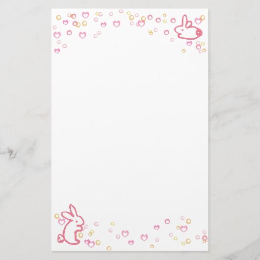 Bunny Stationery Briefpapier (Voorkant)