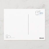 Bunny Stewie Back Grunt Briefkaart (Achterkant)