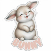 BUNNY - STICKER DE NURSERY (Devant)