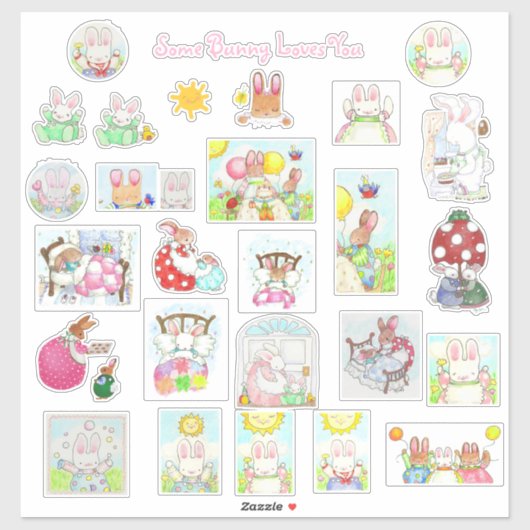 Bunny Stickers! Sticker (Vel)