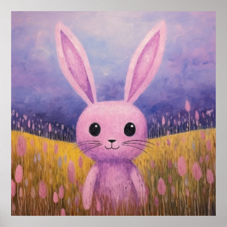 Bunny Stuffie Poster