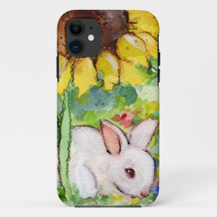 Bunny & Sunnflower iPhone 11 Hoesje