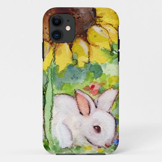 Bunny & Sunnflower Case-Mate iPhone Case (Achterkant)