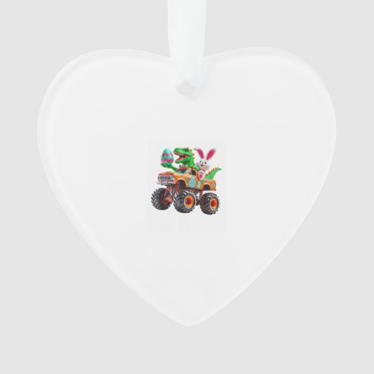 Bunny T-rex Easter Monster Truck Dino Funny Boys K (devant)