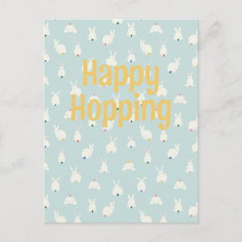 Bunny Tails Feestdagenkaart