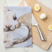 Bunny Tea Towel Theedoek (Quarter Fold)