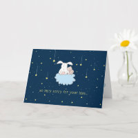 Bunny & Teddy _ Perte d'une carte de condoléances 