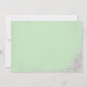 Bunny tenant un ballon Invitation de fête d'annive (Dos)