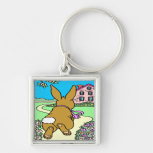 Bunny Trail Easter Sleutelhanger