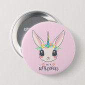 Bunny Unicorn Button (Voorkant /achterkant)