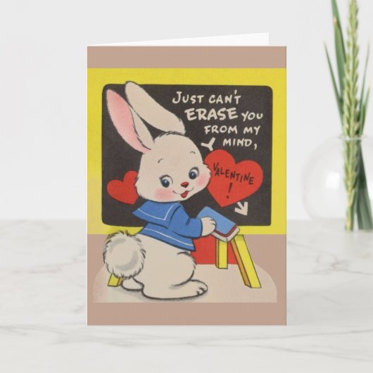 Bunny Valentijnsdag Kaart (Voorkant)