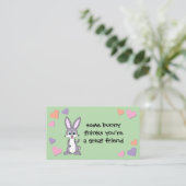 Bunny Valentine Carte avec enveloppe (Debout devant)