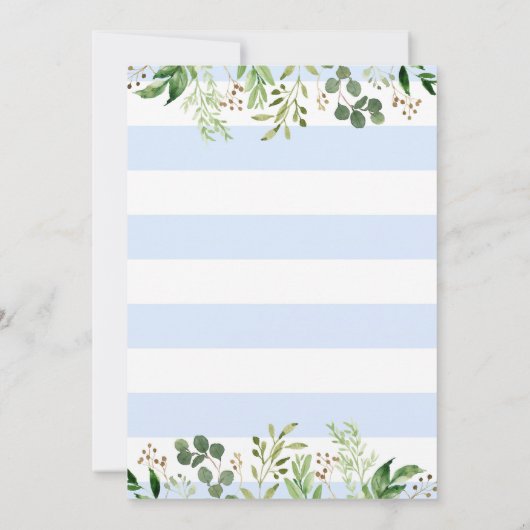 Bunny Verjaardag Uitnodiging Enkele Bunny Verjaard (Achterkant)