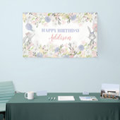 Bunny-verjaardagsbanner Spandoek (Beurs)