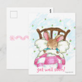 Bunny Verjaardagskaart Beterschap Briefkaart (Voorkant / Achterkant)