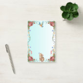 Bunny, vlinder, vogel & rode rozen post-it® notes (Kantoor)