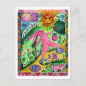 Bunny Voyageur - Carte postale (Devant)