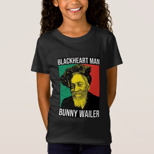 Bunny Wailer Kid Shirt Reggae Rasta Jamaika Roots  (Voorkant)