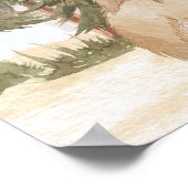 Bunny Wall art Poster  Starry Night (Coin)