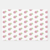 Bunny waterverf Spring berry Inpakpapier Vel (Voorkant 3)