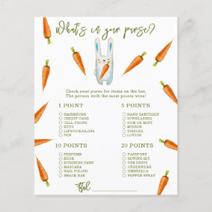 Bunny - Whats in je tas baby shower