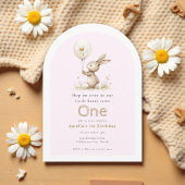 Bunny Whimsical Un Petit Bunny Invitation
