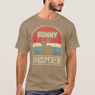 Bunny Whisperer Funny Pet Rabbit Lover  Verre T-shirt