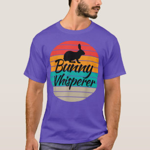 Bunny Whisperer Gag Gezegde T-shirt Unise Bunny Ow
