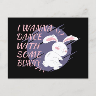 Bunny wil dansen met Dance Partner Briefkaart