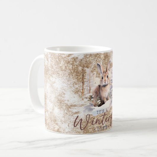 Bunny Winterful Life Mug (Devant gauche)