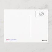 bunny with bugs briefkaart (Achterkant)