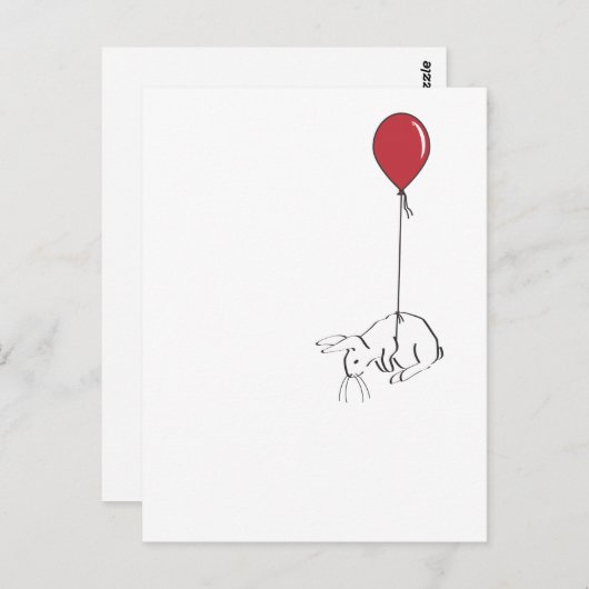 BUNNYFLY BRIEFKAART (Voorkant / Achterkant)