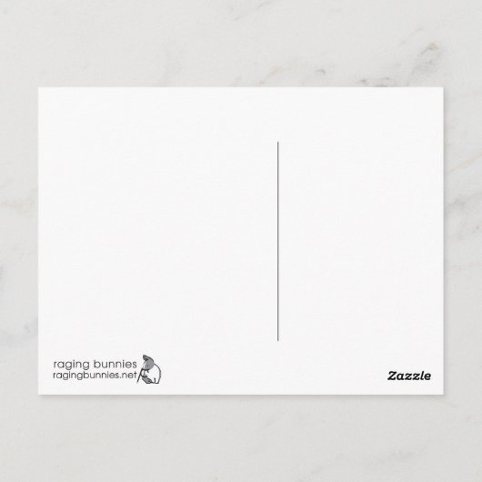 BUNNYFLY BRIEFKAART (Achterkant)