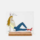 bunnygirl acryl bord (Voorkant)