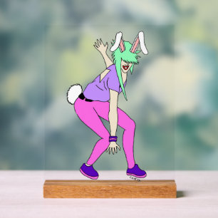 bunnygirl acryl bord