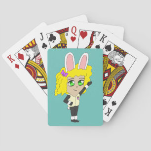 bunnygirl chibi pokerkaarten