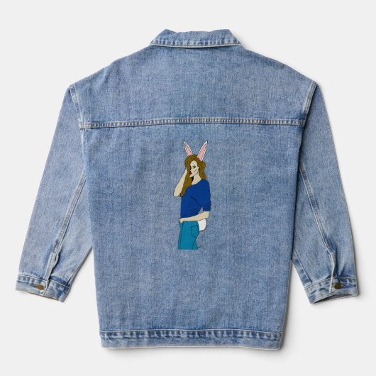 bunnygirl denim jacket (Achterkant)