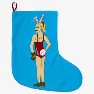 bunnygirl grote kerstsok