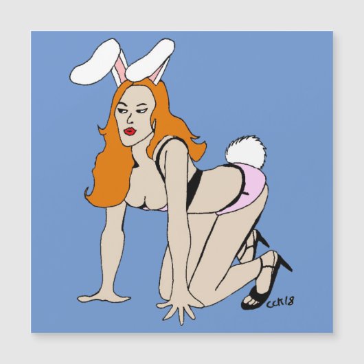 bunnygirl magnet (Voorkant)