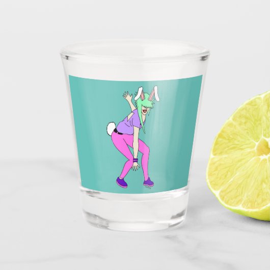 bunnygirl shot glas (Voorkant)