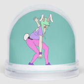 bunnygirl sneeuwbol (Voorkant)