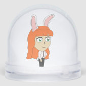 bunnygirl sneeuwbol (Achterkant)