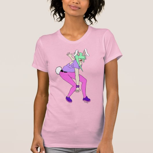 bunnygirl t-shirt (Voorkant)