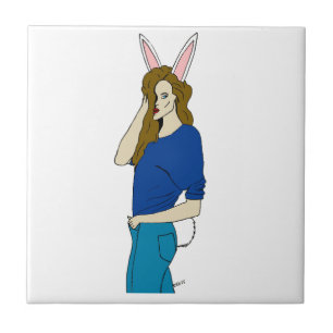 bunnygirl tegeltje