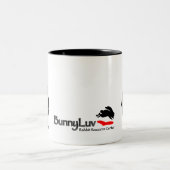 BunnyLuv Black Rabbits Mok (Center)