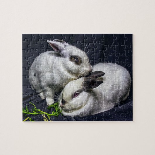 BunnyLuv Puzzle met cupcake en sprinken Legpuzzel (Horizontaal)