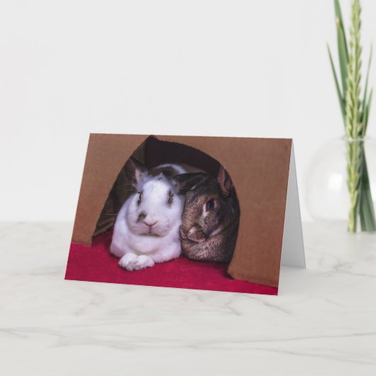 BunnyLuv Valentijnsdag kaart (van haar) (Voorkant)