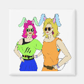 bunnymemeisjes magneet (Voorkant)