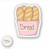 Bunny's Bakery Collectie - Brood Sticker (Voorkant)